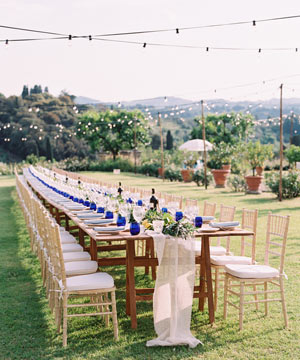 Florence’s Duomo Cathedral inspired every inch of this destination wedding in Italy